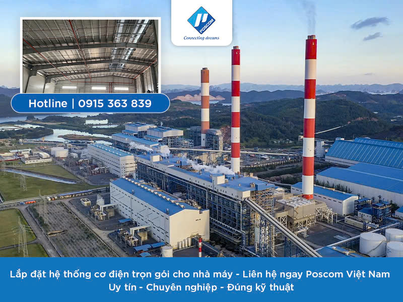 Giải pháp cơ điện trọn gói cho nhà máy