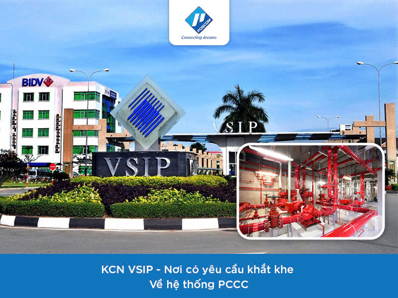 Thi công PCCC cho KCN VSIP