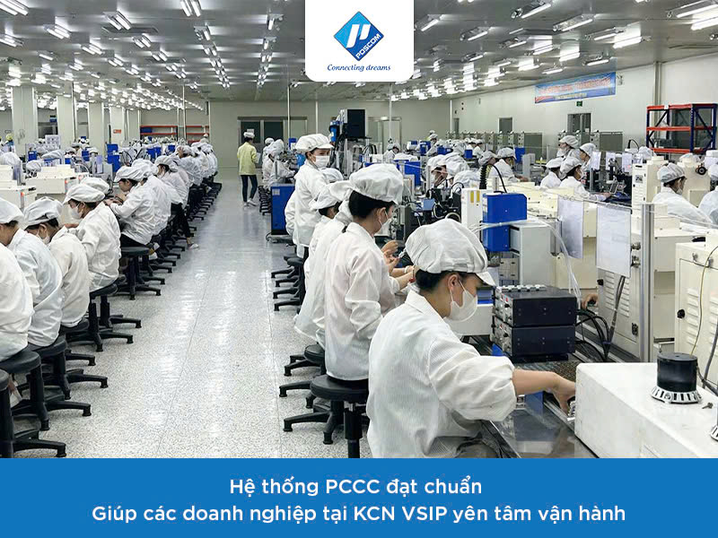 Thi công PCCC cho KCN VSIP