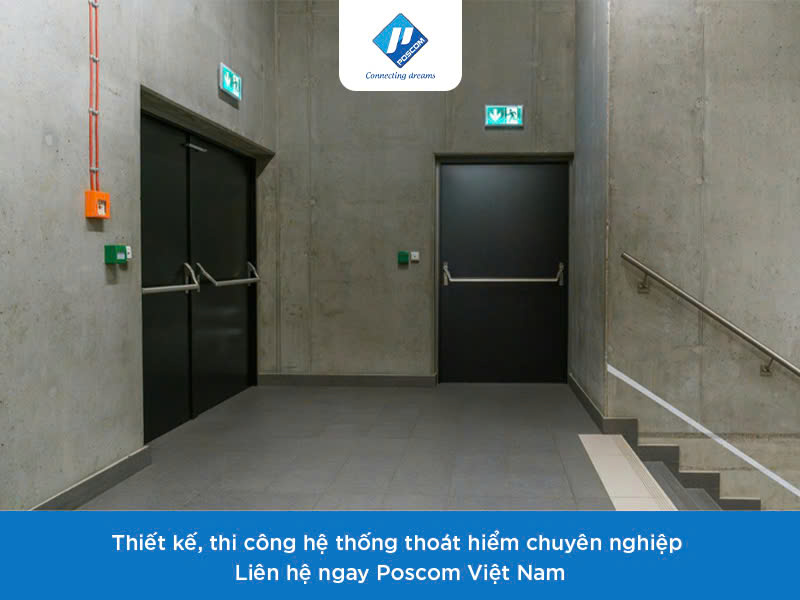 Lối thoát hiểm cho nhà xưởng