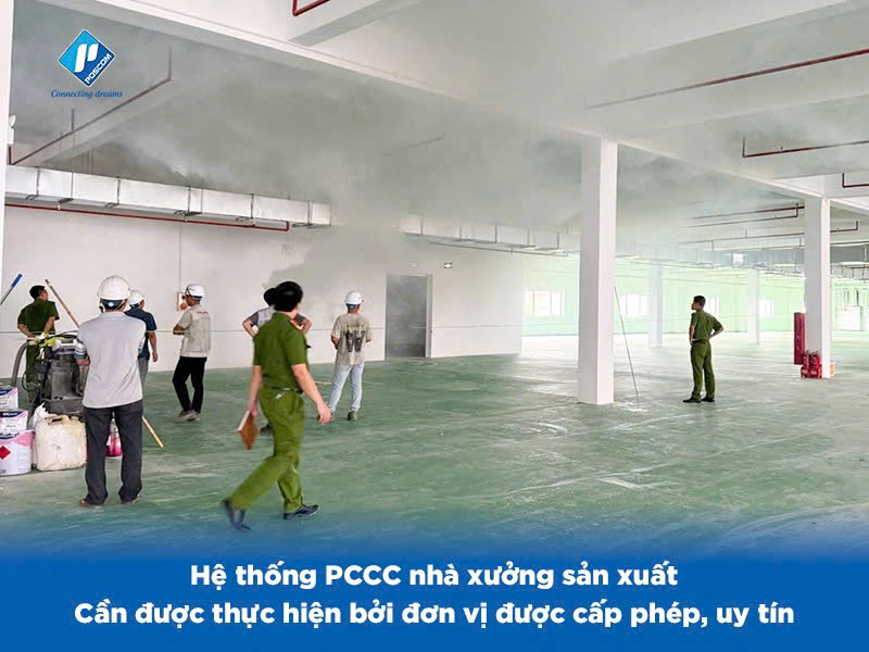 Cung cấp giải pháp PCCC an toàn cho nhà xưởng sản xuất