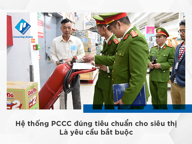 Thiết kế thi công PCCC cho siêu thị