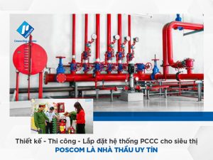 Thiết kế thi công PCCC cho siêu thị