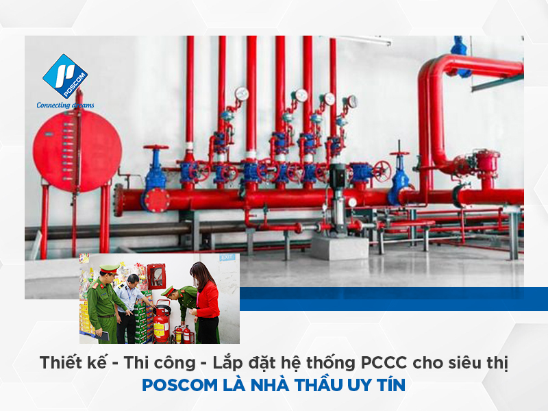 Thiết kế thi công PCCC cho siêu thị