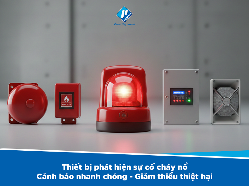 Những thiết bị giúp phát hiện sự cố cháy nổ nhanh chóng