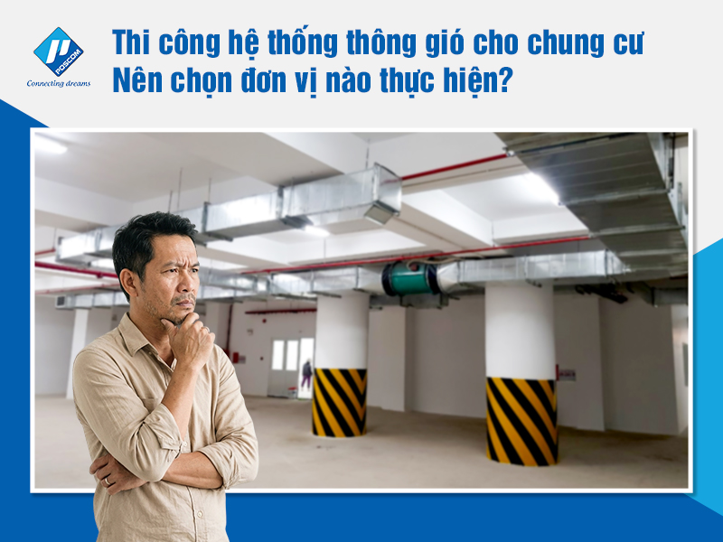 Thi công hệ thống thông gió cho chung cư