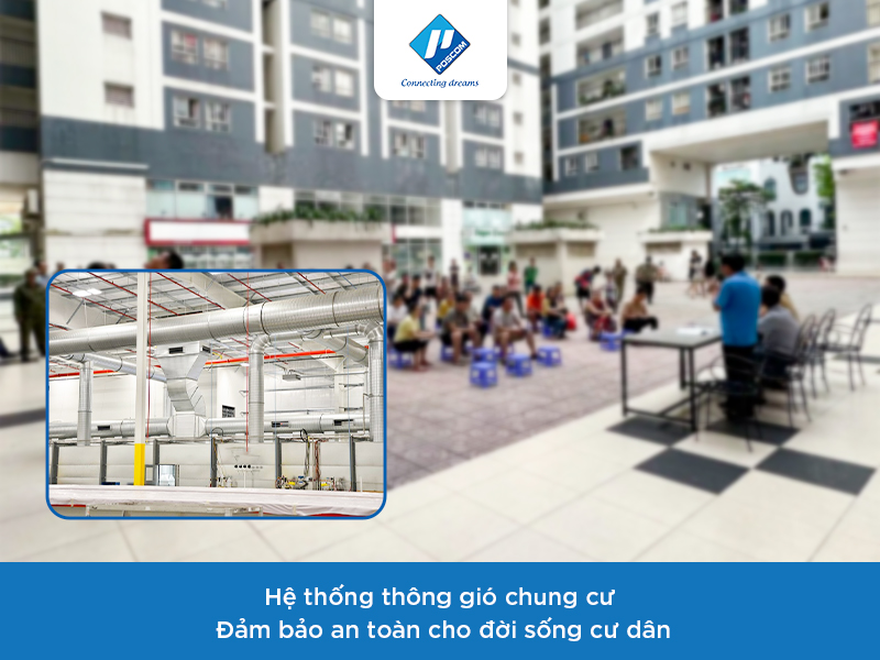 Thi công hệ thống thông gió cho chung cư