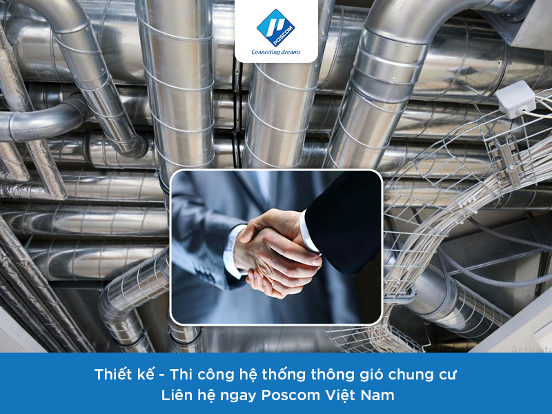 Thi công hệ thống thông gió cho chung cư