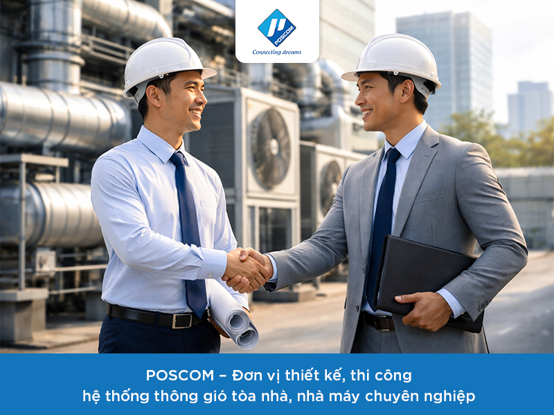 Quy trình thi công hệ thống thông gió cho tòa nhà