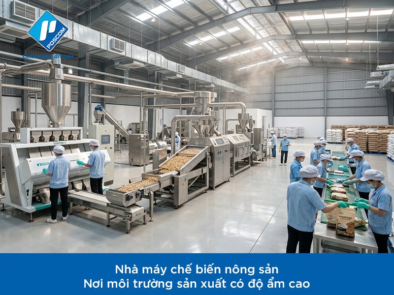 Hệ thống cơ điện cho nhà máy chế biến nông sản
