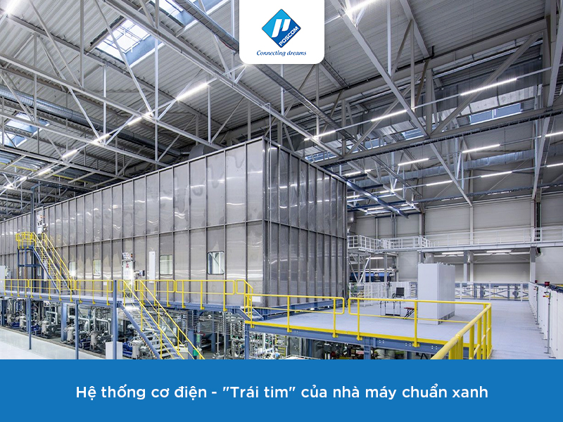 Thiết kế nhà máy theo tiêu chuẩn xanh – vai trò của hệ thống cơ điện