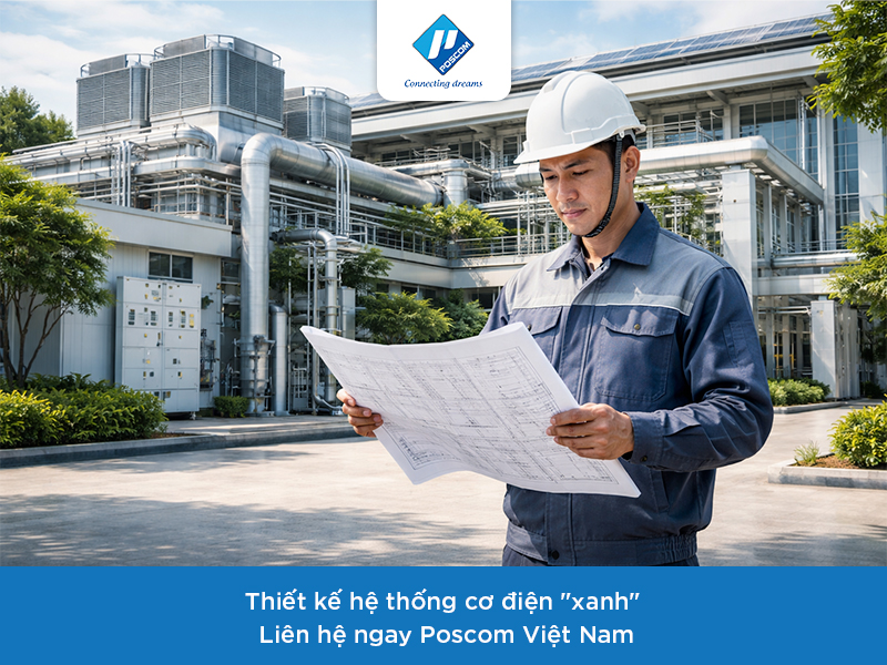 Thiết kế nhà máy theo tiêu chuẩn xanh – vai trò của hệ thống cơ điện