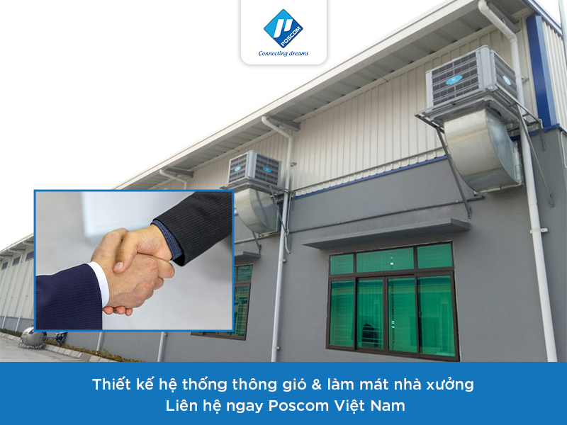 Thông gió & làm mát nhà xưởng: Đơn vị nào uy tín?