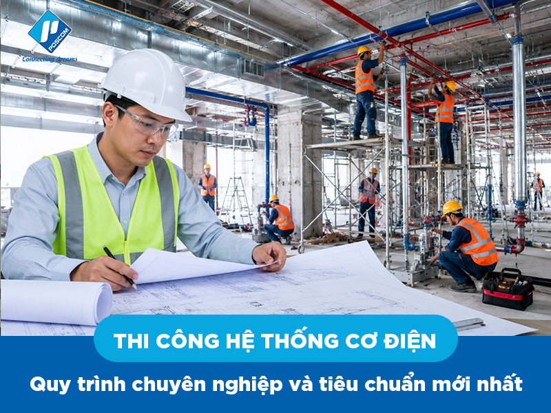 Thi công cơ điện