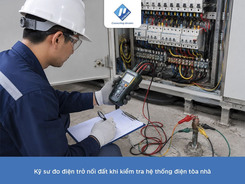 Thi công hệ thống điện tòa nhà