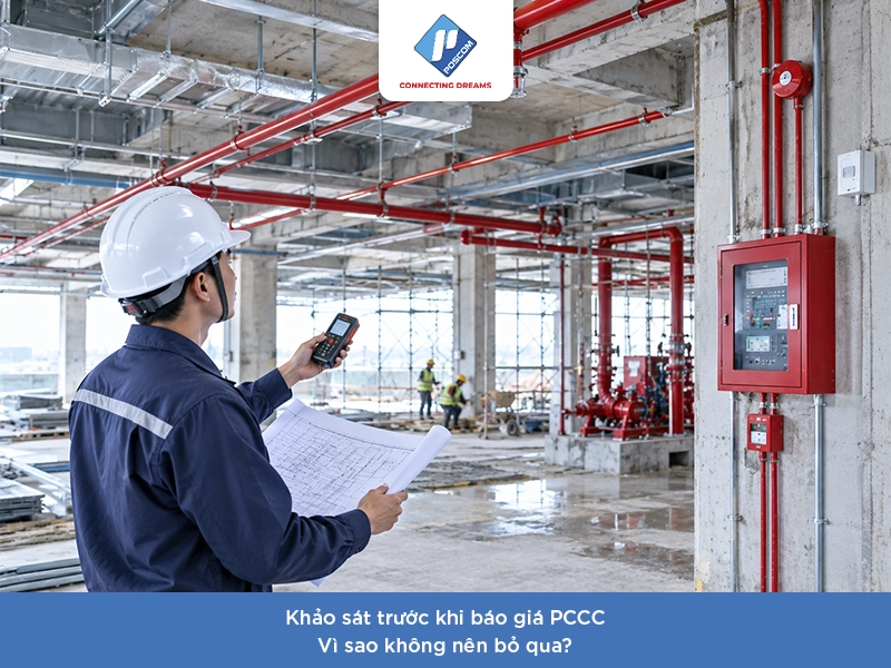 khảo sát thực tế trước khi báo giá