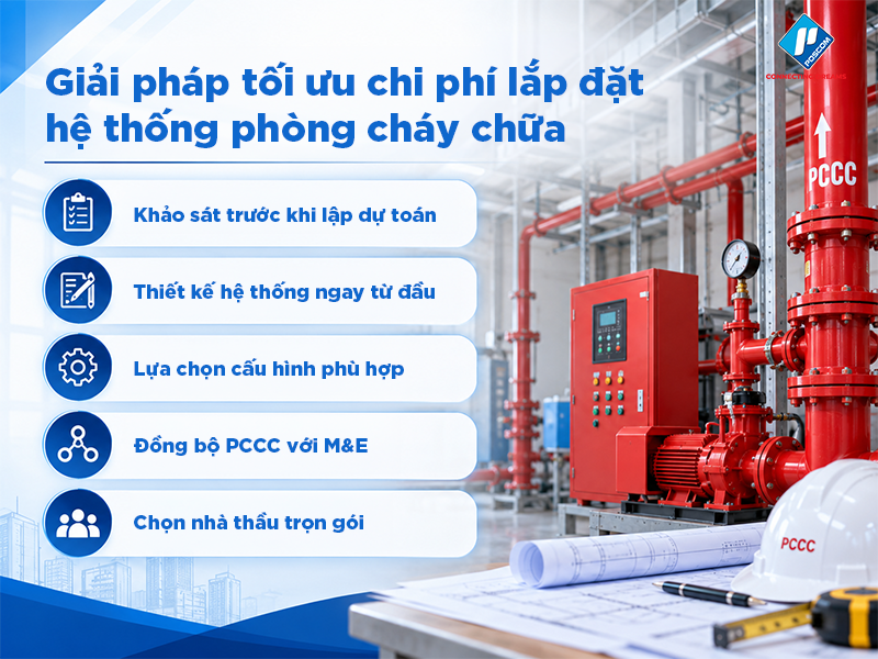 Chi phí lắp đặt hệ thống phòng cháy chữa cháy