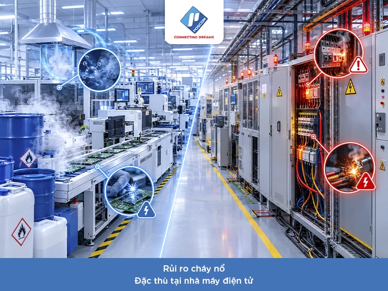 Thiết kế PCCC nhà máy điện tử