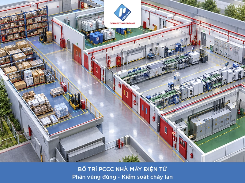 phân chia khu vực rõ ràng